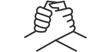 This is image for Step 1-Connecting of two hands connecting firmly.